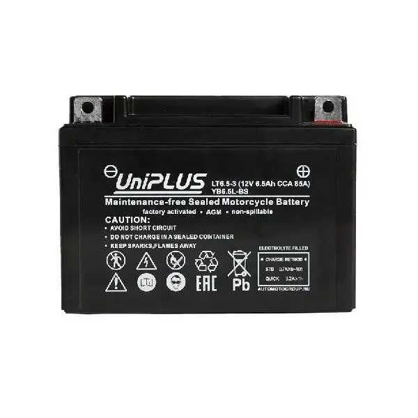 Аккумулятор UNIPLUS (UPLUS) 6,5 А*ч LT6.5-3 (AGM)
