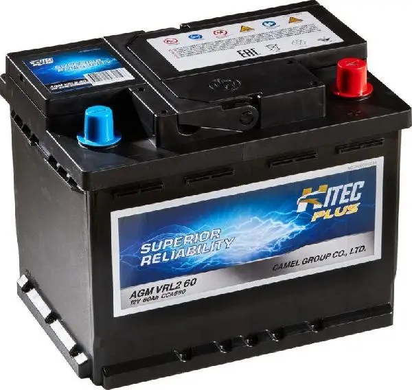 Аккумулятор HITEC 60 А*ч евро VRL2 60 AGM