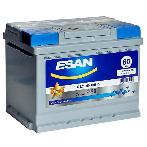 Аккумулятор ESAN 60 Ач 12 V Турция