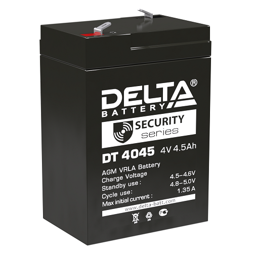 Аккумулятор DELTA 4,5 Ач 4 V Китай