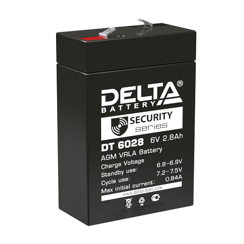 Аккумулятор DELTA 2,8 А*ч DT6028