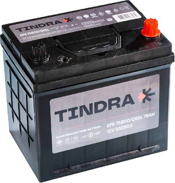Аккумулятор TINDRA 75 А*ч EFB75800/Q85L