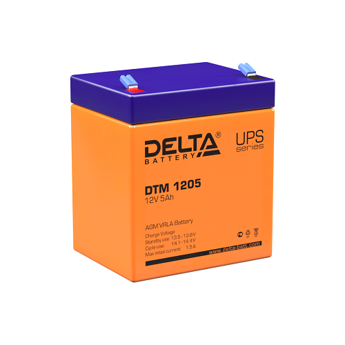 Аккумулятор DELTA 5 Ач 12 V Китай