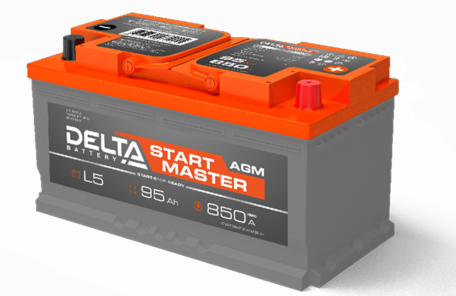 АКБ DELTA START MASTER<br>серии AGM