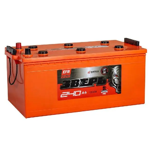 Аккумулятор ЗВЕРЬ 240 А*ч ZV 240-3-R-K