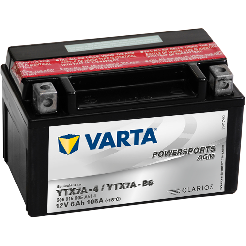 Аккумулятор VARTA 6 А*ч 506 015 011