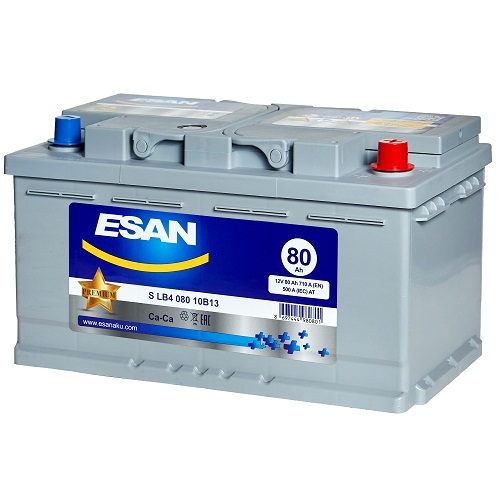 Аккумулятор ESAN 80 Ач 12 V Турция