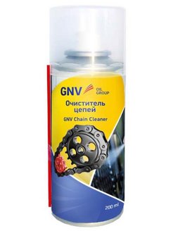 Высокоэффективный очиститель цепей (200 мл.) - GNV Chain Cleaner  (Аэрозоль)