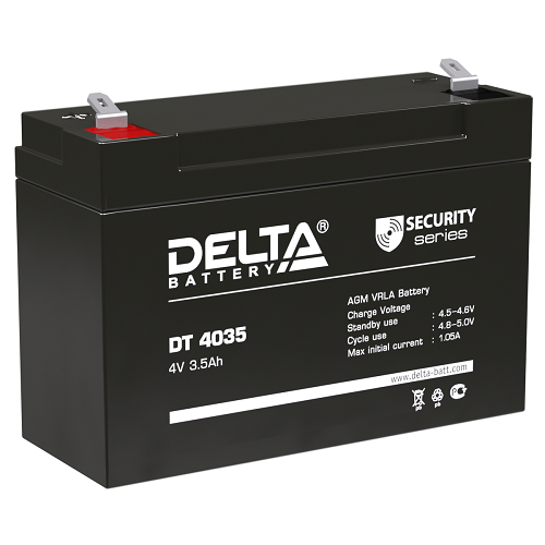 Аккумулятор DELTA 3,5 Ач 4 V Китай