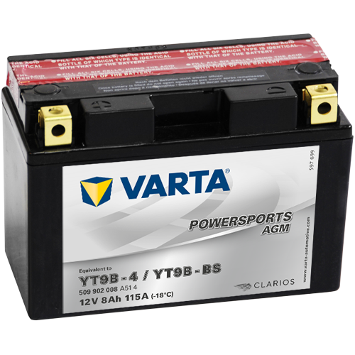 Аккумулятор VARTA 8 А*ч 509 902 008