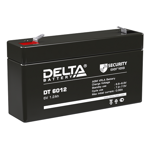 Аккумулятор DELTA 1,2 Ач 6 V Китай
