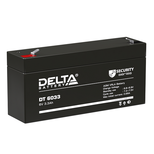 Аккумулятор DELTA 3,3 А*ч DT6033