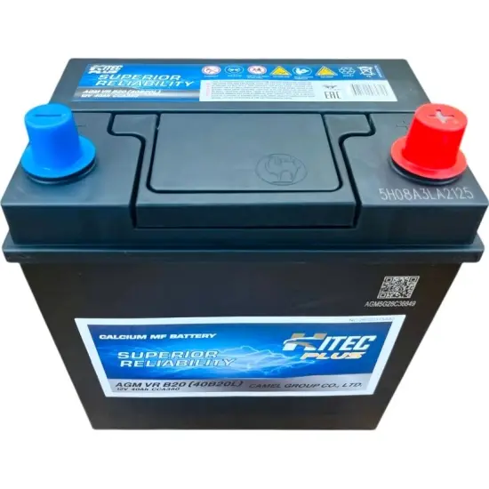 Аккумулятор HITEC 40 А*ч евро VR B20 (40B20L) AGM