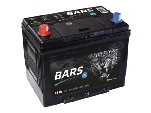 Аккумулятор BARS 75 А*ч 6СТ-75 85D26R