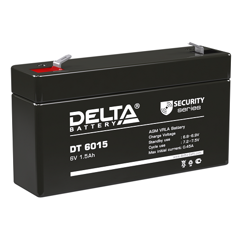 Аккумулятор DELTA 1,5 Ач 6 V Китай
