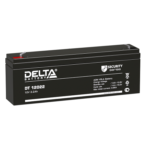 Аккумулятор DELTA 2,2 Ач 12 V Китай