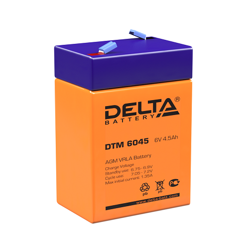 Аккумулятор DELTA 4,5 Ач 6 V Китай