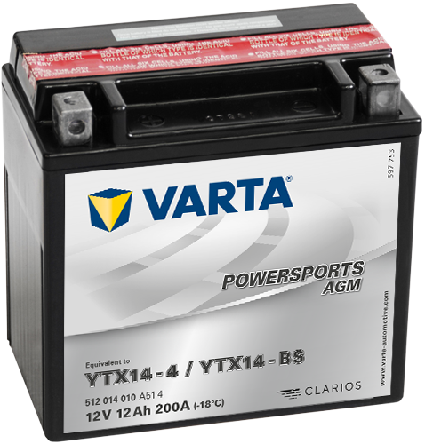 Аккумулятор VARTA 12 А*ч 512 014 020