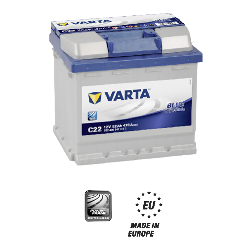 Аккумулятор VARTA 52 Ач 12 V ЕС