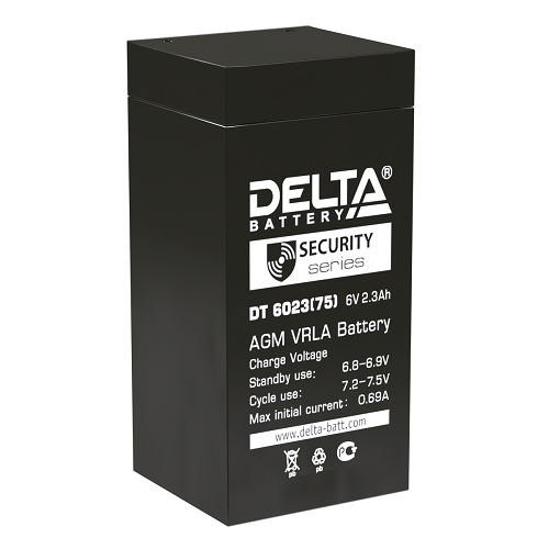 Аккумулятор DELTA 23 А*ч DT6023