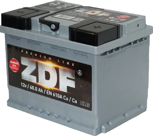 Аккумулятор ZDF 60 А*ч 6СТ-60 евро