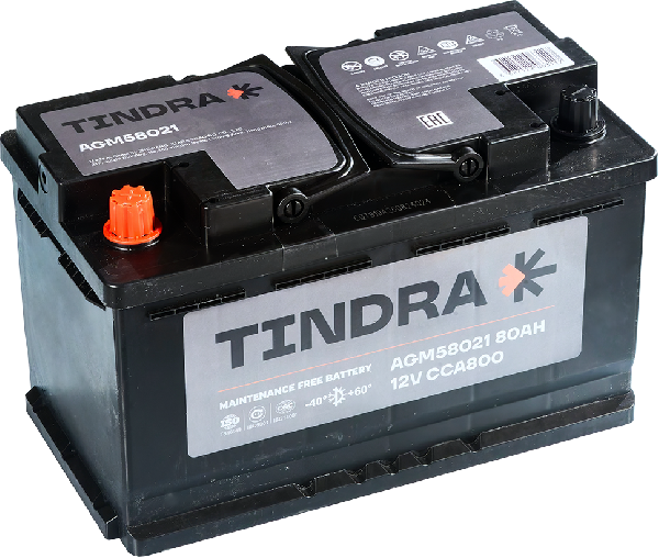 Аккумулятор TINDRA 80 А*ч AGM 58021