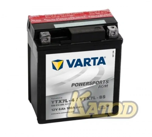 Аккумулятор VARTA 6 А*ч 506 014 010