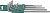 H12S110S Комплект угловых ключей TORX EXTRA LONG T9-T50, 10 предметов S2 материал // 048067