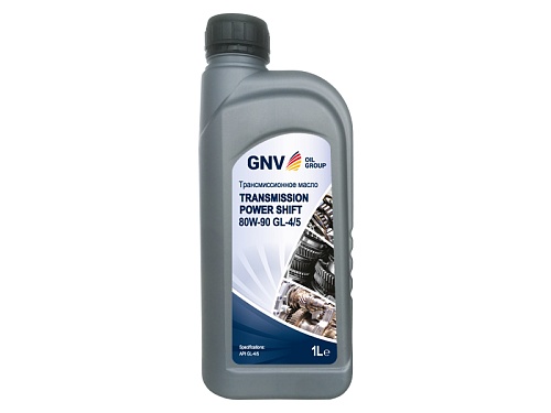 GNV Transmission Power Shift 80W-90 GL-4/5 (кан. 1 л) трансмиссионное масло 
