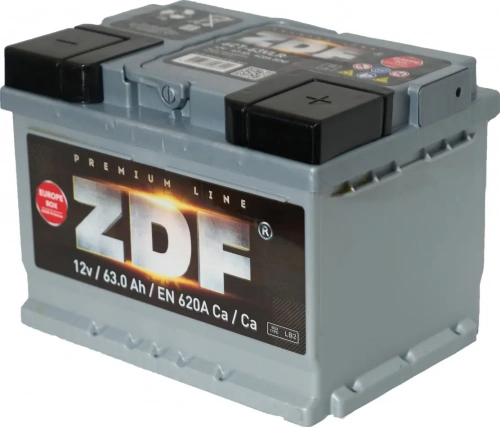 Аккумулятор ZDF 63 А*ч 6СТ-63 евро