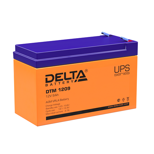 Аккумулятор DELTA 9 Ач 12 V Китай