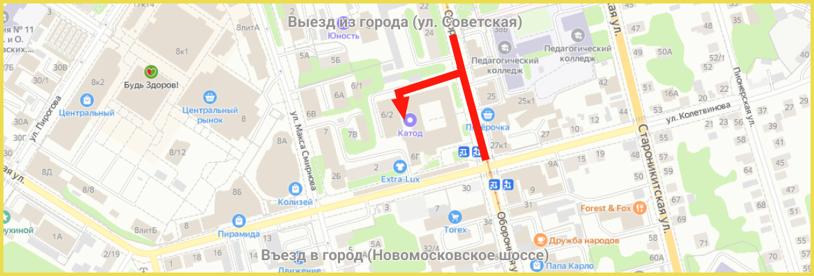 Тула, ул. Колетвинова, д. 6 ✅ (въезд с ул. Оборонная) официальный магазин